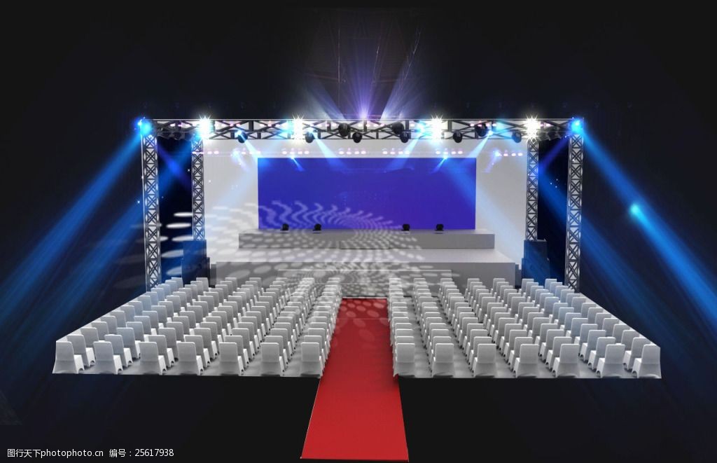 光影藝術的靈魂 燈光舞臺效果圖與舞臺設計的完美融合